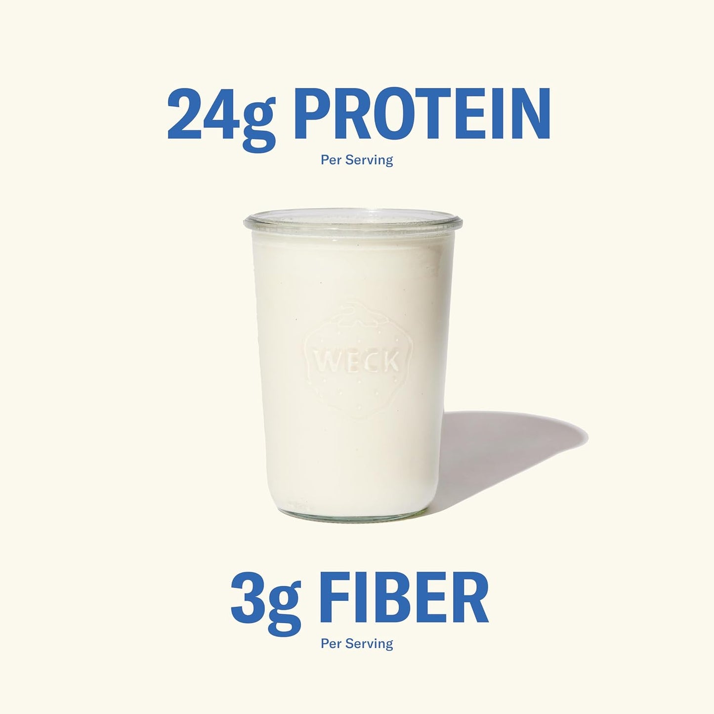 Grass Fed Whey Protein Powder, 24g Protein with CollagenPeptides, Bovine Colostrum, HempHearts & Prebiotic Fiber, No AddedSugar or Artificial Ingredients, 20 Servings
