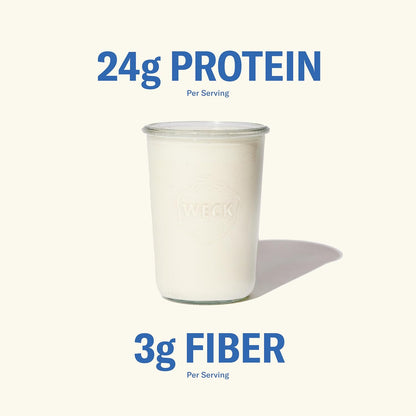 Grass Fed Whey Protein Powder, 24g Protein with CollagenPeptides, Bovine Colostrum, HempHearts & Prebiotic Fiber, No AddedSugar or Artificial Ingredients, 20 Servings